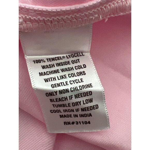 Crown & Ivy Women Pink Oversized Hi-Lo Blouse Size L - Picture 7 of 7